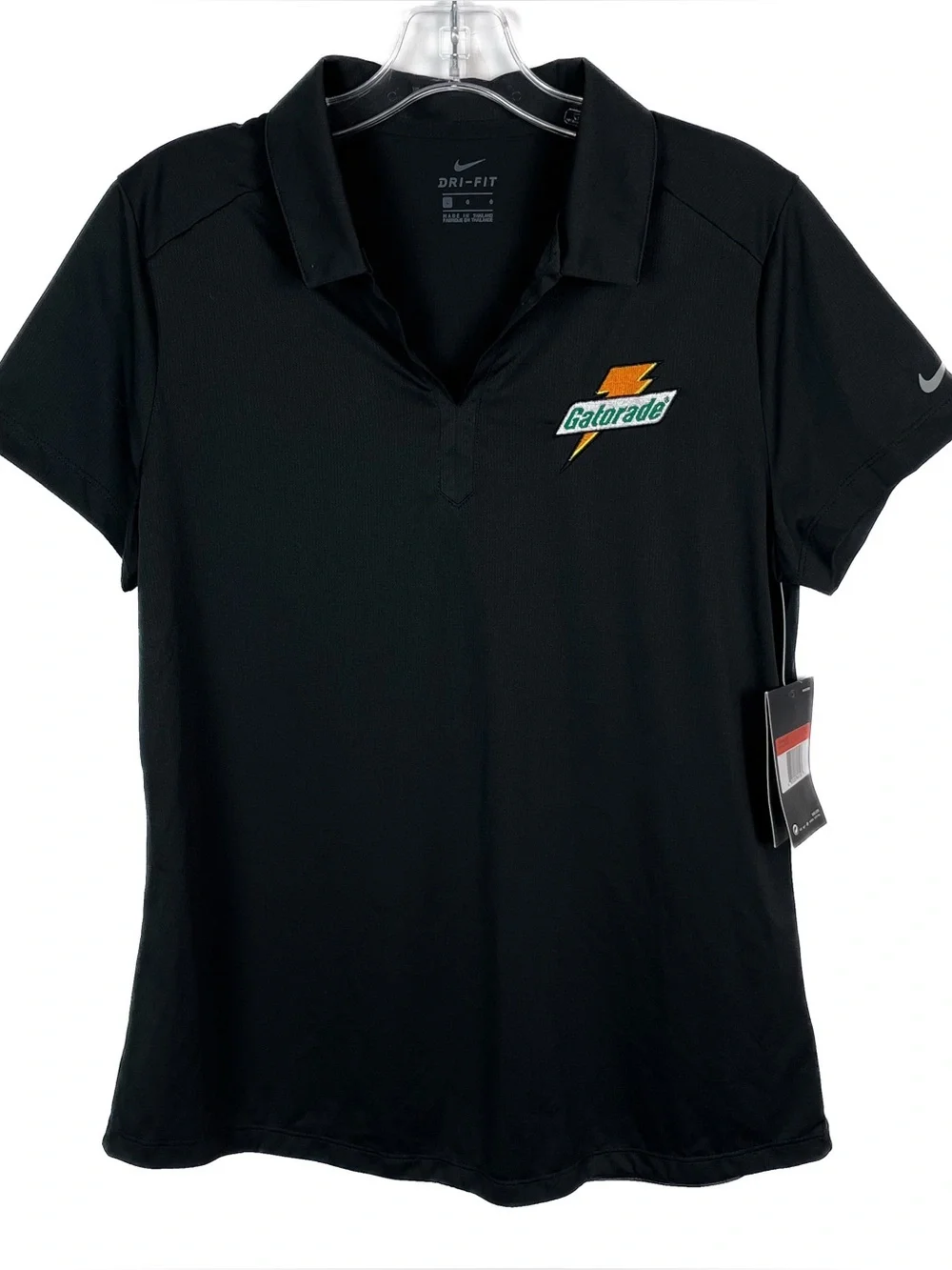 Nike Performance Golf Polo Shirt Womens Size Large Gatorade Embroidered Logo NWT